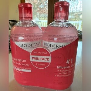 NWT Bioderma Sensibio Micellar Water - twin pack